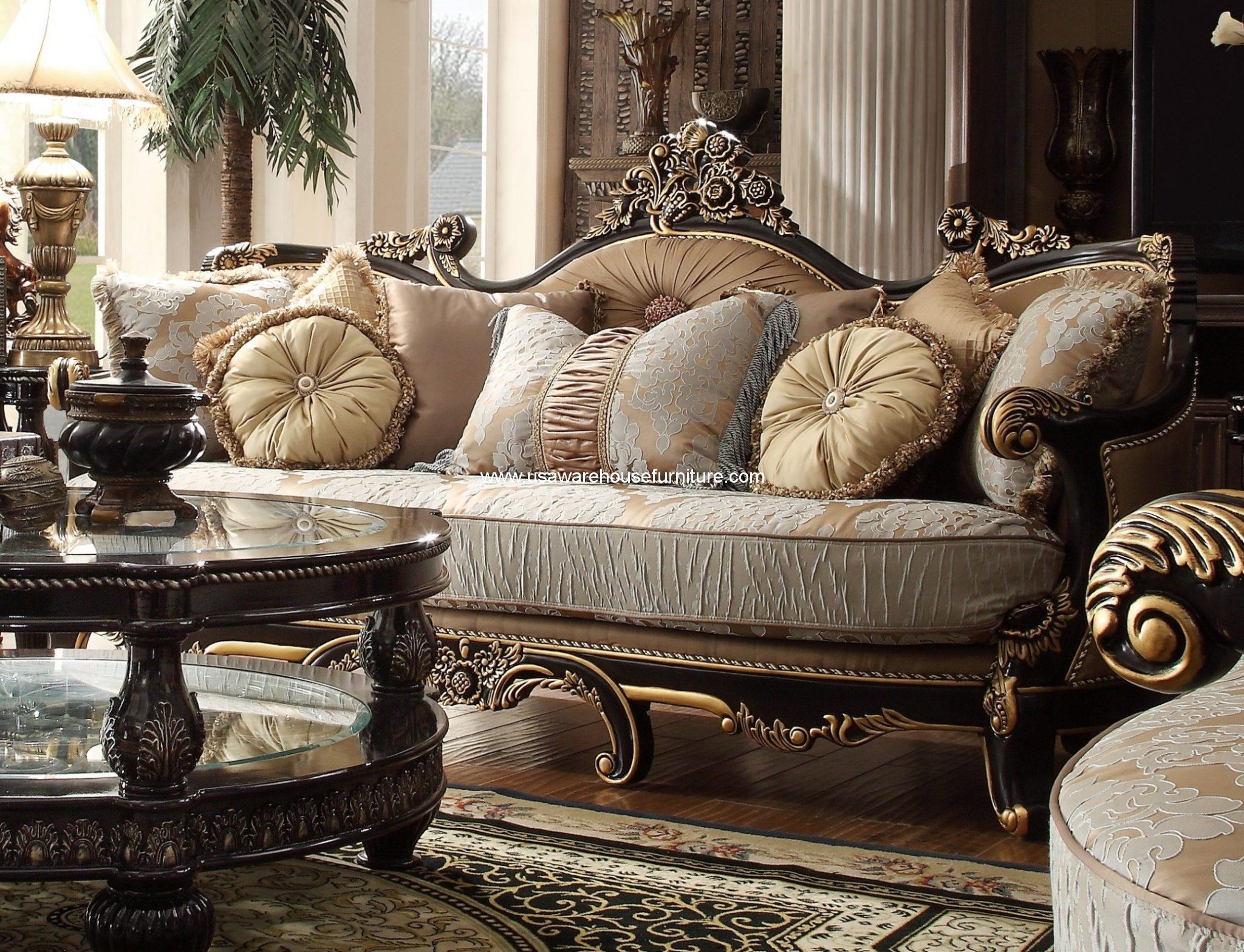 Homey Design Hd 551 Luxury Fabric Sofa