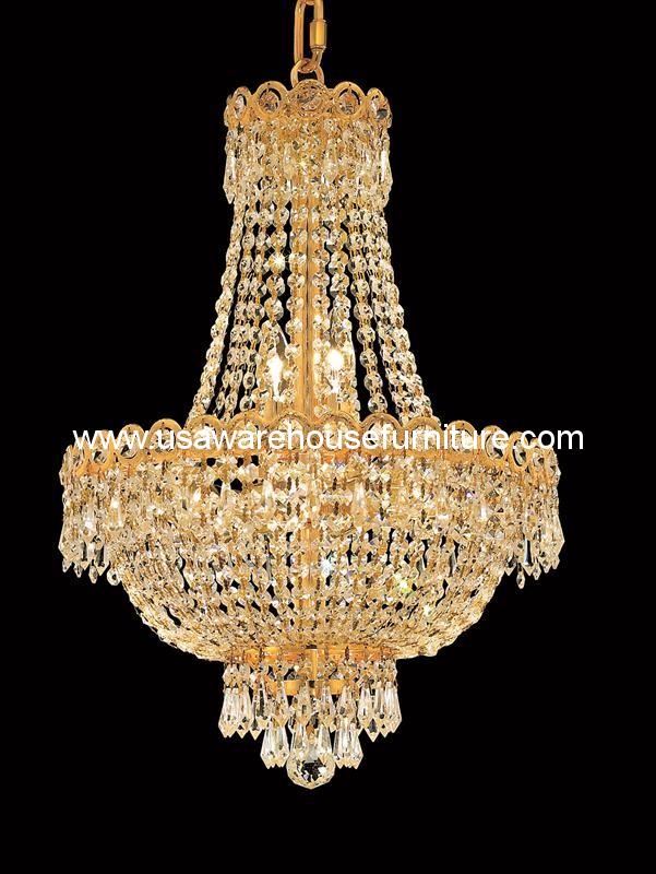 8 Lights Crystal Chandelier 1900 Century Collection - USA