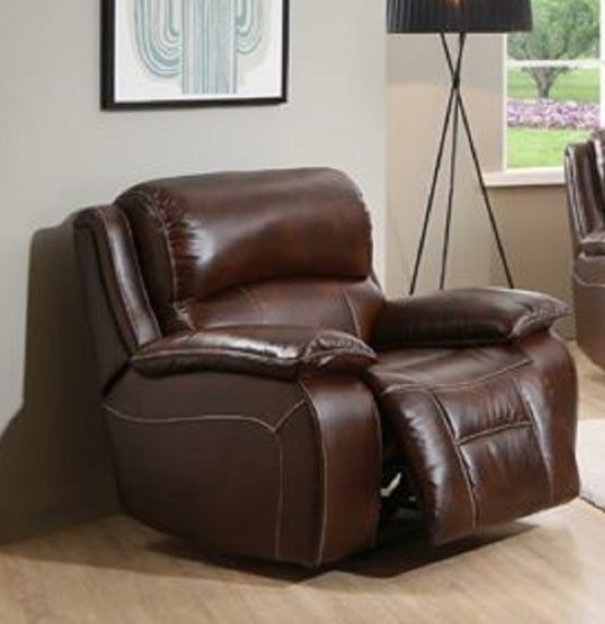 Westminster Full Top Grain Leather Reclining Loveseat USA Warehouse