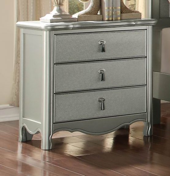 3 Drawer Marble Top Nightstand USA Warehouse Furniture