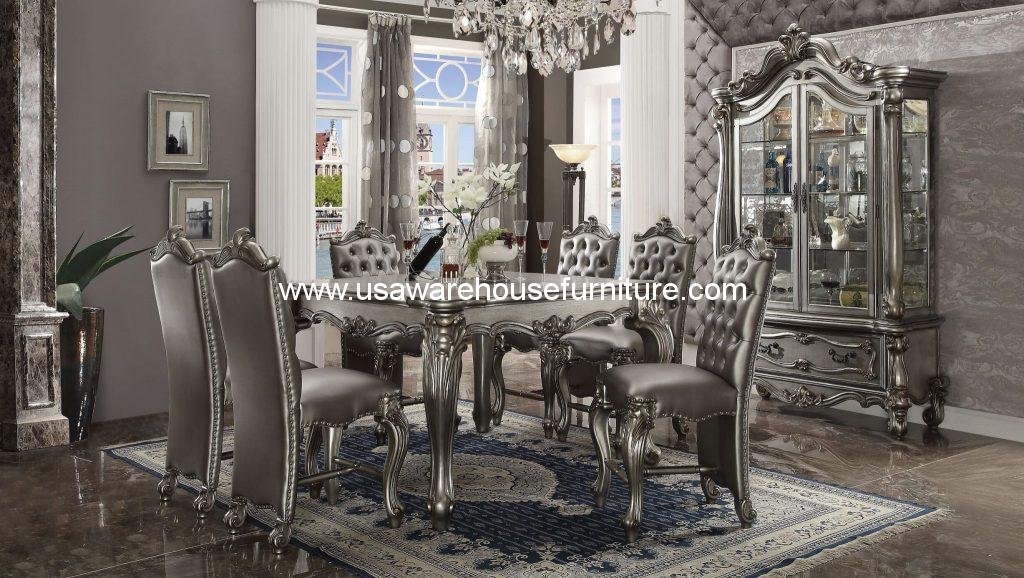 ESF Model 43 Full Genuine Leather Sectional Set USA Warehouse Furniture