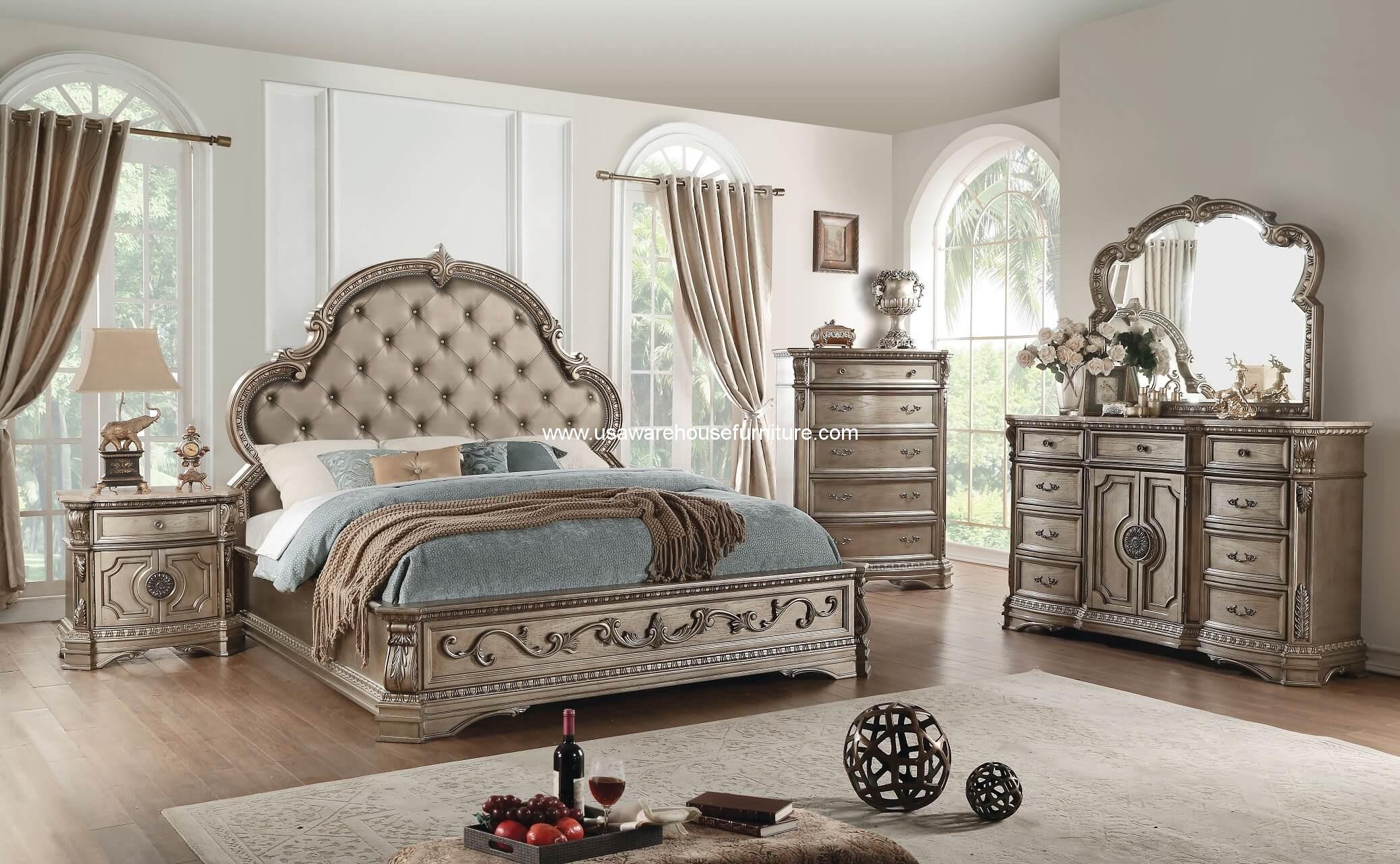 4 Piece Northville Bedroom Set - USA Warehouse Furniture
