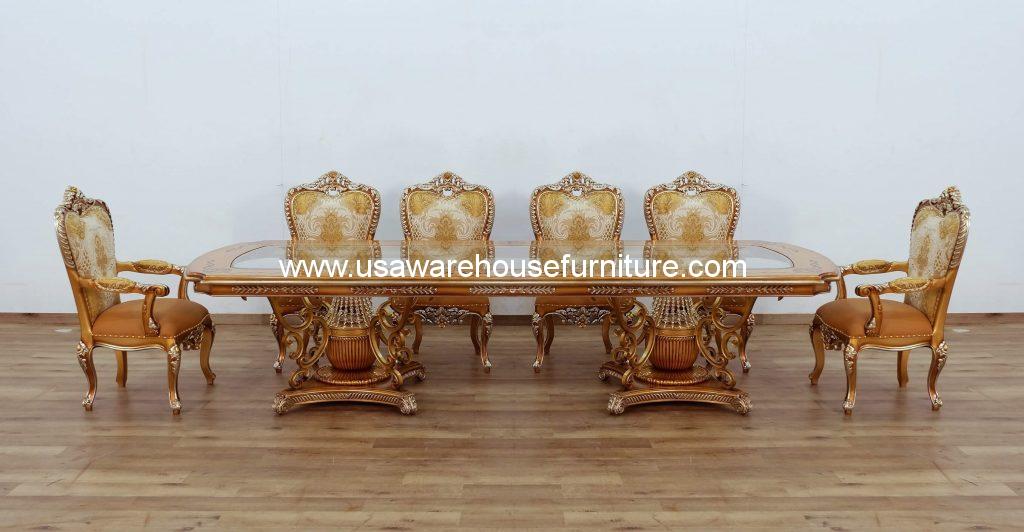 ESF Model 43 Full Genuine Leather Sectional Set USA Warehouse Furniture