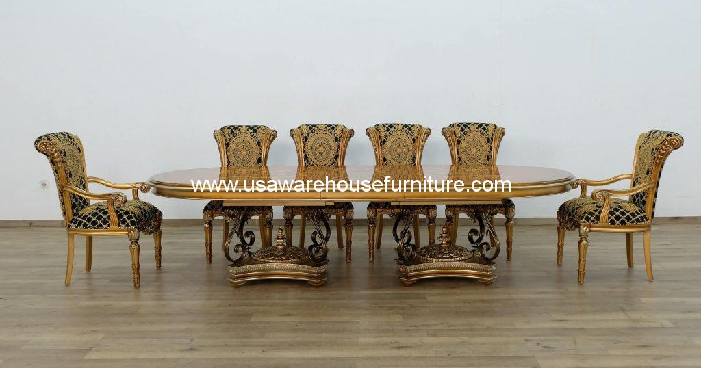 ESF Model 43 Full Genuine Leather Sectional Set USA Warehouse Furniture